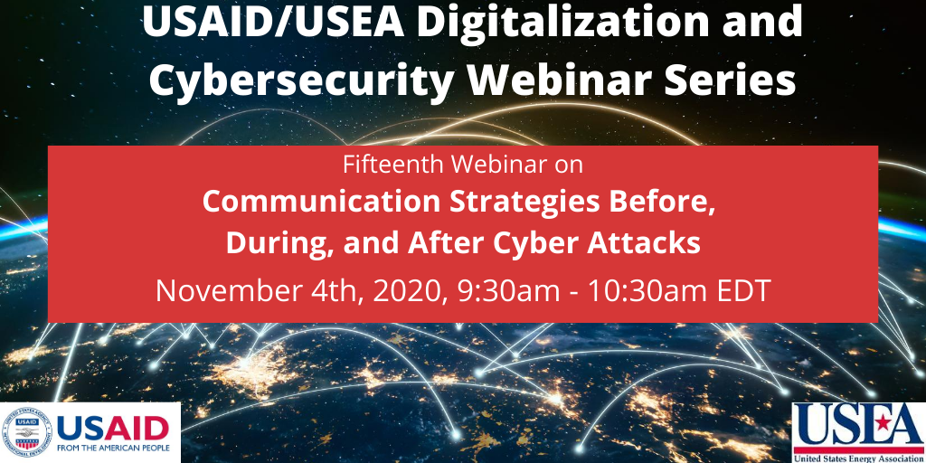 Communication Strategies Before, During, and After Cyber Attacks USEA United States Energy
